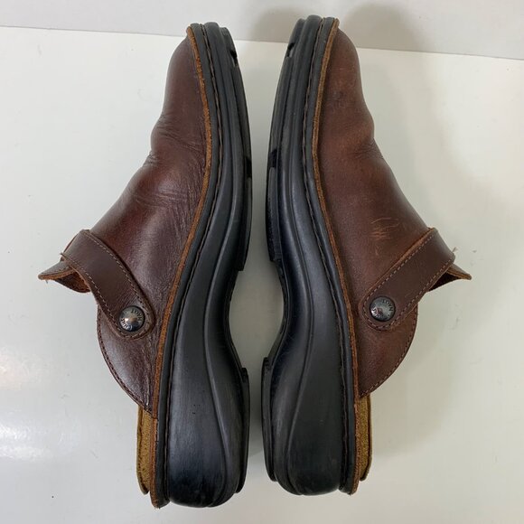 Naot Aster Brown Leather Clogs Size 8 - Picture 7 of 9
